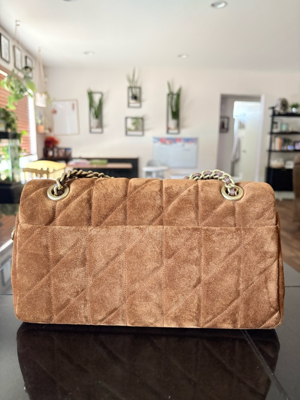 Coach quilted suede tabby 26 in Brown - Picture 6 of 10